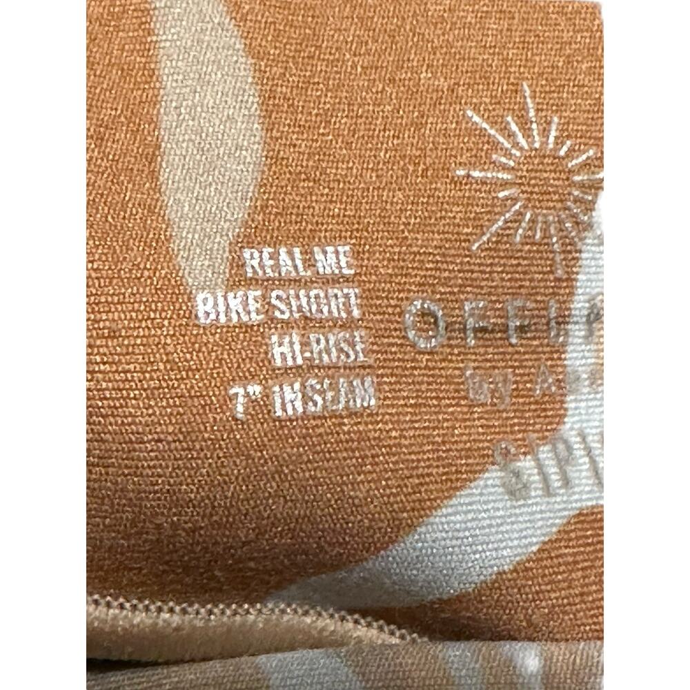 Offline by Aerie Real Me High Rise Bike Short 7" Nude Brown Colors Size Small - Picture 4 of 5